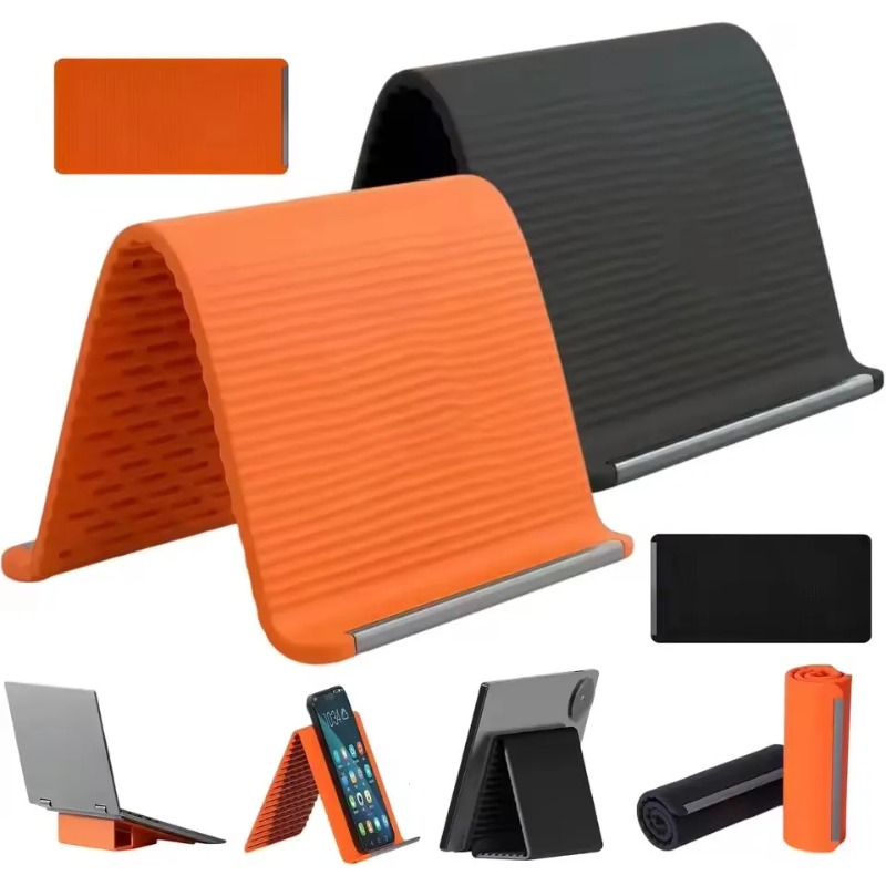 Essential Tablet Accessories - Elastyczny, składany silikonowy uchwyt na telefon,