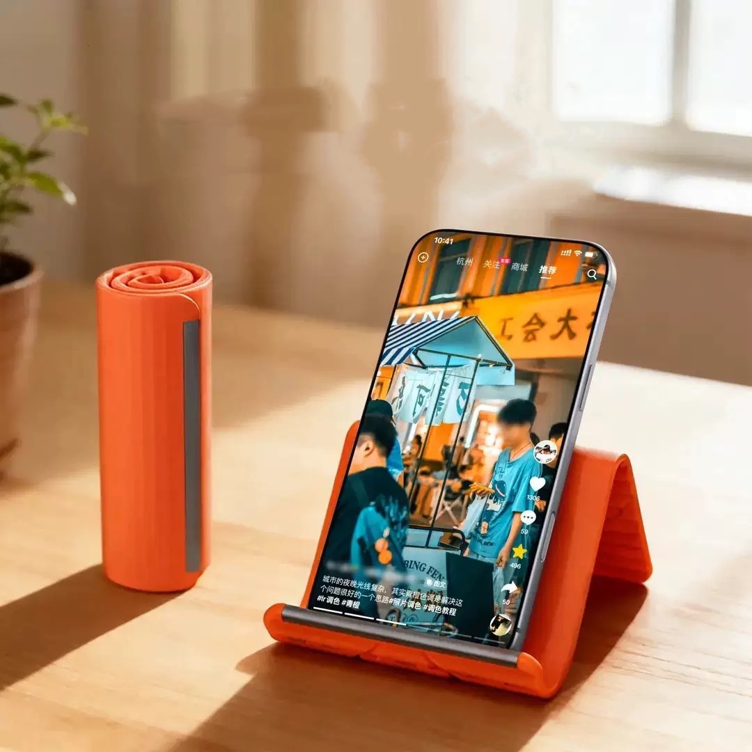 Essential Tablet Accessories - Uniwersalny, przenośny silikonowy stojak na telefon/tablet/laptop,