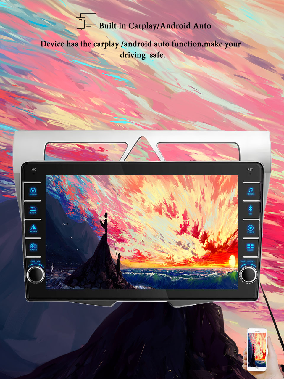 Tablet Danish Mobile & Accessories Faisalabad - 8G+128G Android 14 dla Kia Picanto
