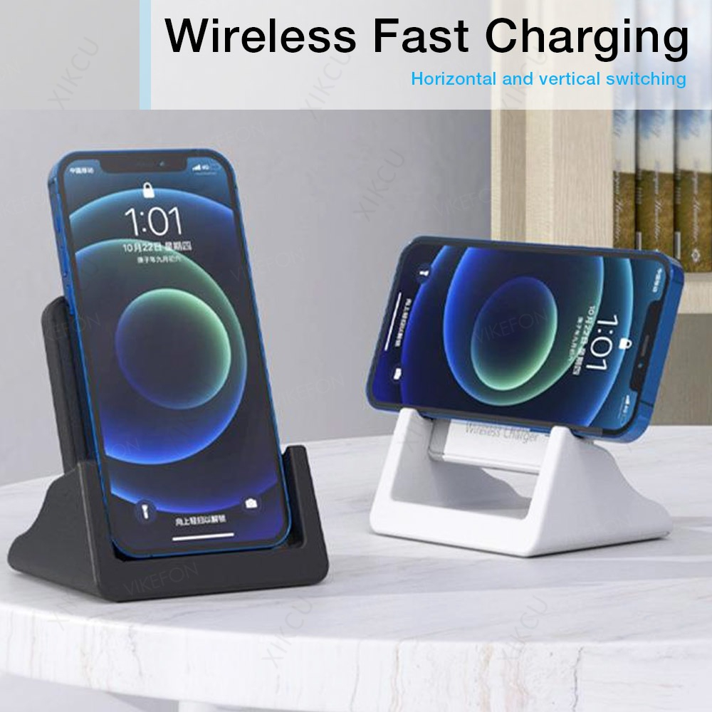 Wireless Charging Pad - Biurkowy, wyjmowany uchwyt na telefon, podstawka