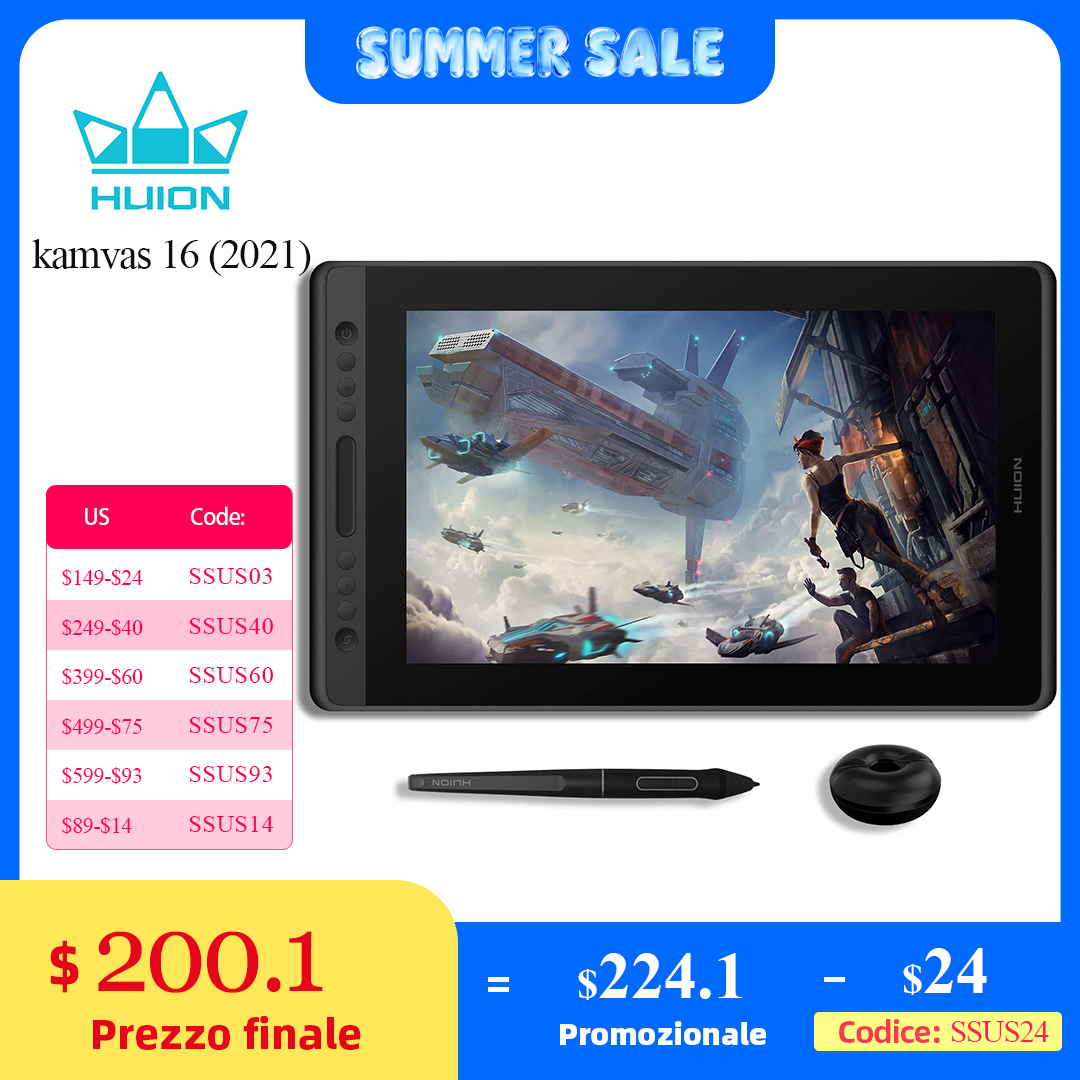 HUION New Arrival Kamvas 16(20 – Huion Tablet Accessories recenzja i cena