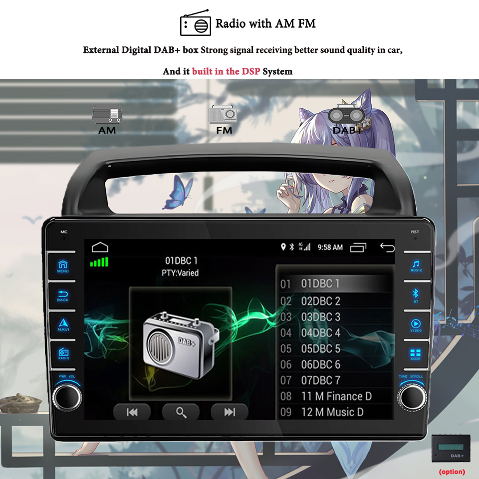 8G+128G Android 14 dla Kia Car – Tablet Danish Mobile & Accessories Faisalabad recenzja i cena