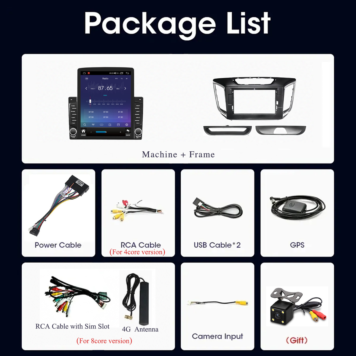 8G+128G Android 14 Radio Samoc – Tablet Danish Mobile & Accessories Faisalabad recenzja i cena