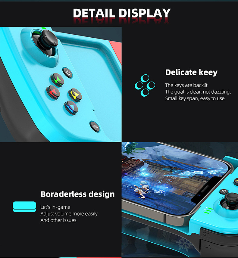 Bezprzewodowy rozkładany gamep – Android Tablet Gaming Accessories recenzja i cena