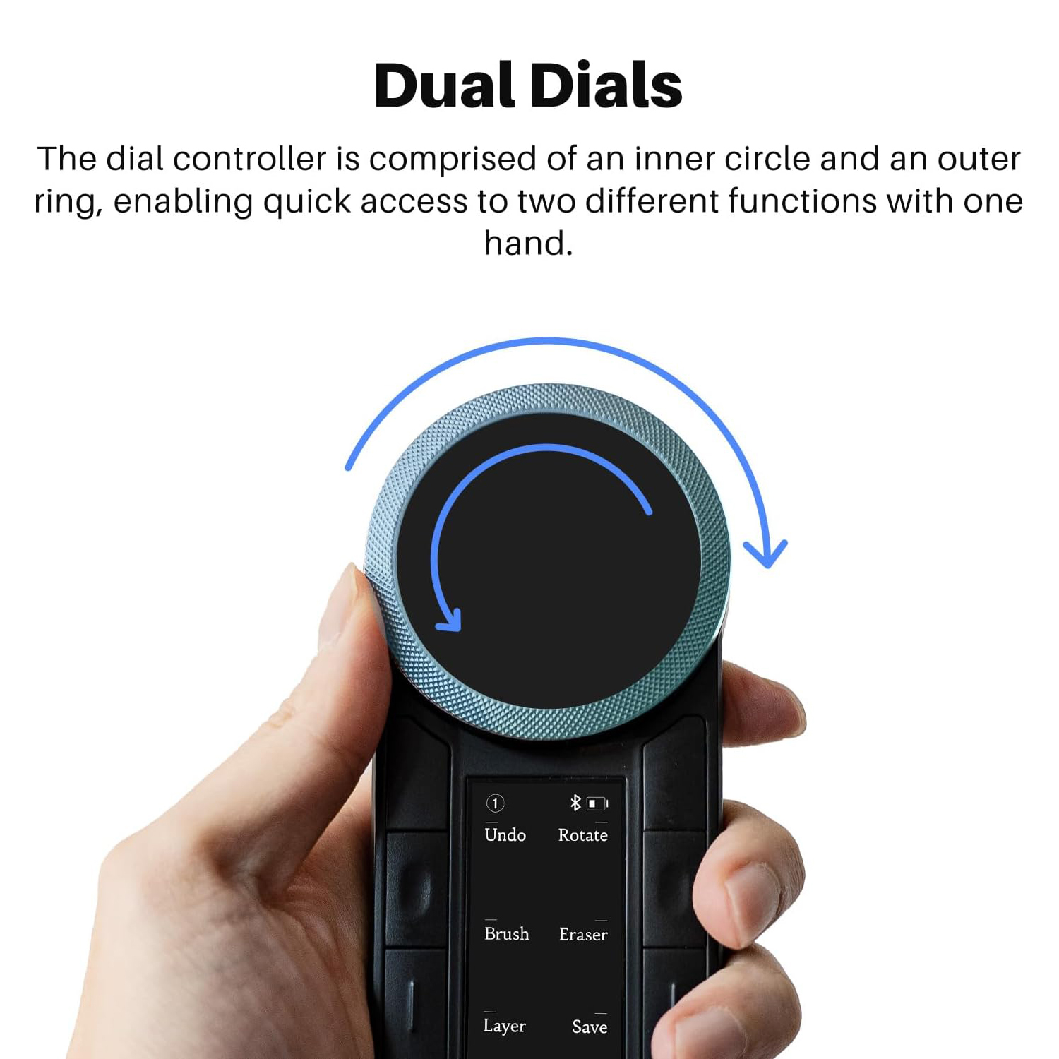 Huion Keydial Remote Dwukanało – Huion Tablet Accessories recenzja i cena